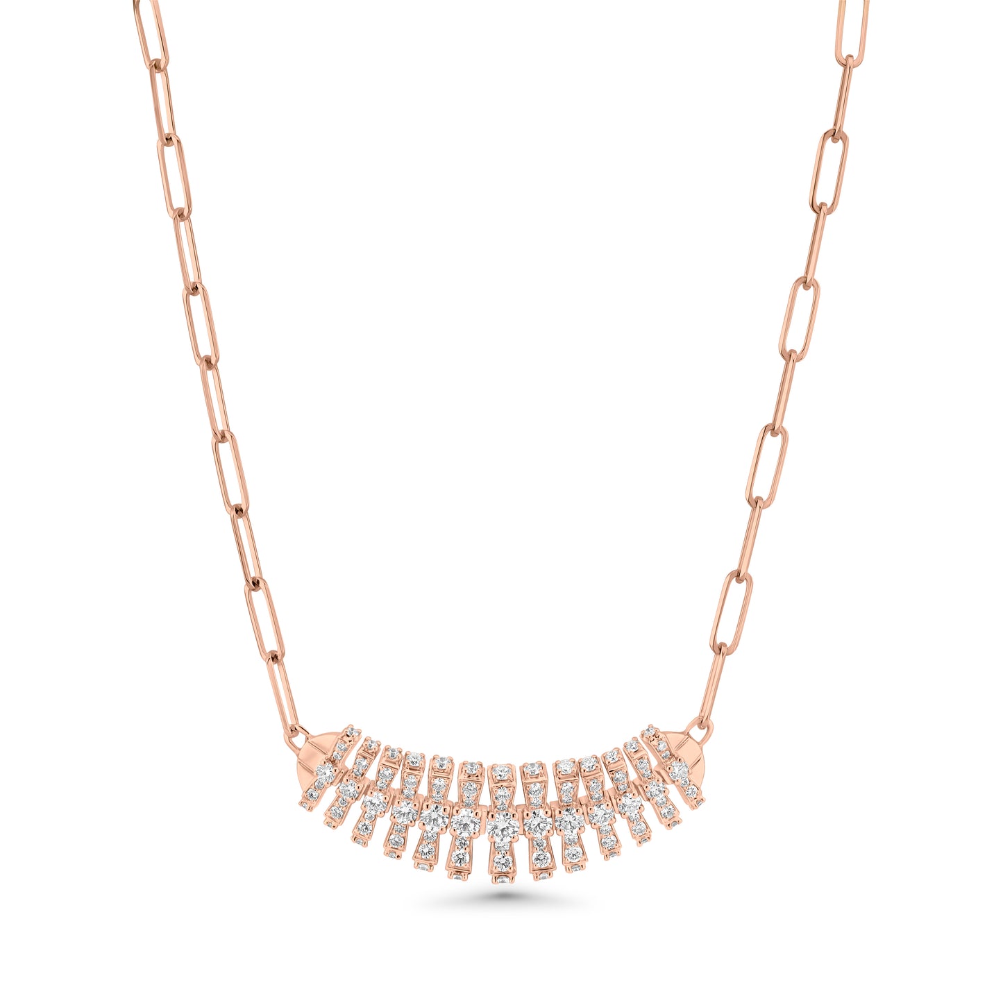 The Sunset Pavé Chain Necklace