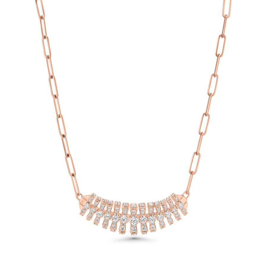 The Sunset Pavé Chain Necklace
