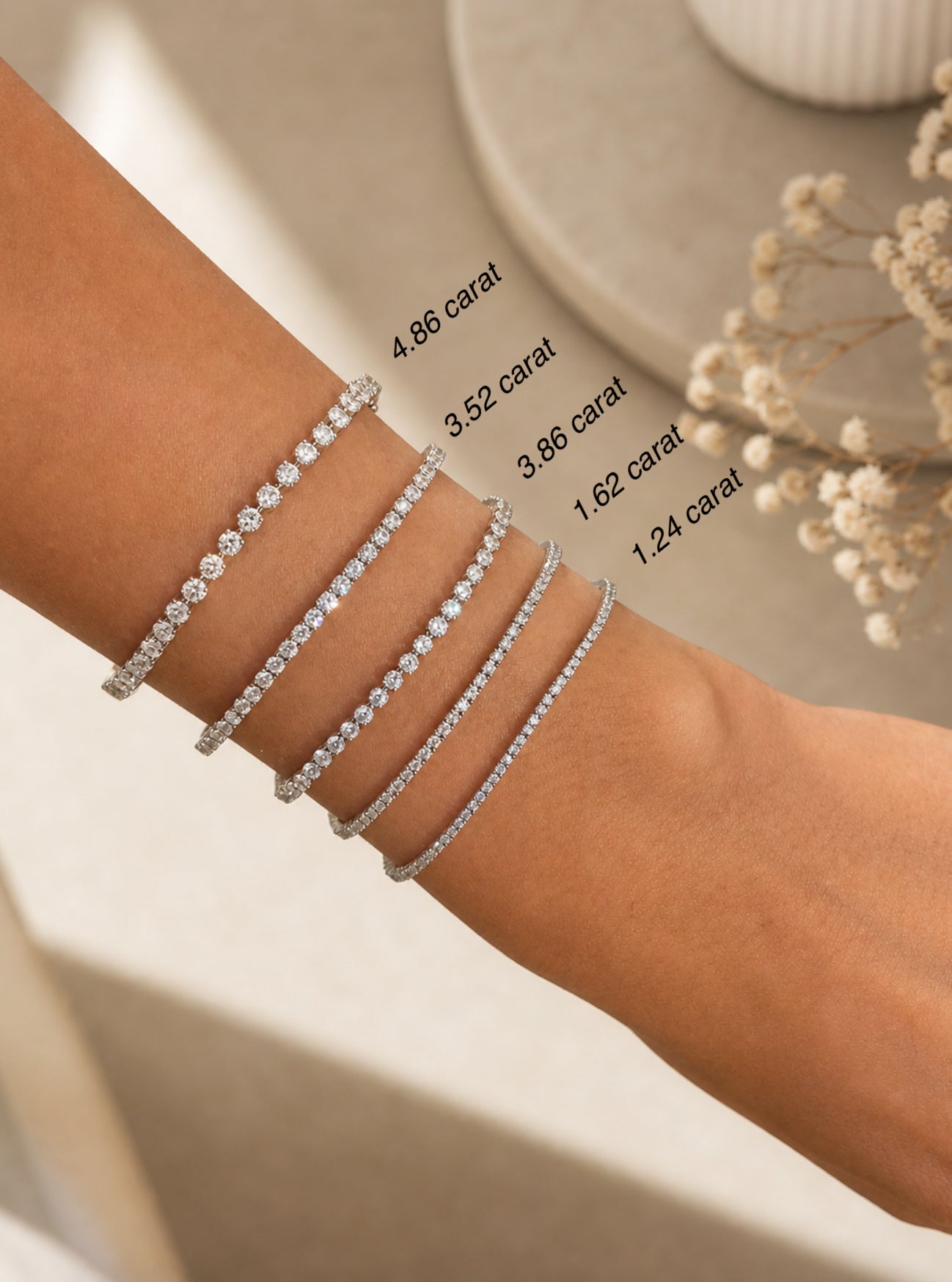 Mini Diamond Tennis Bracelet