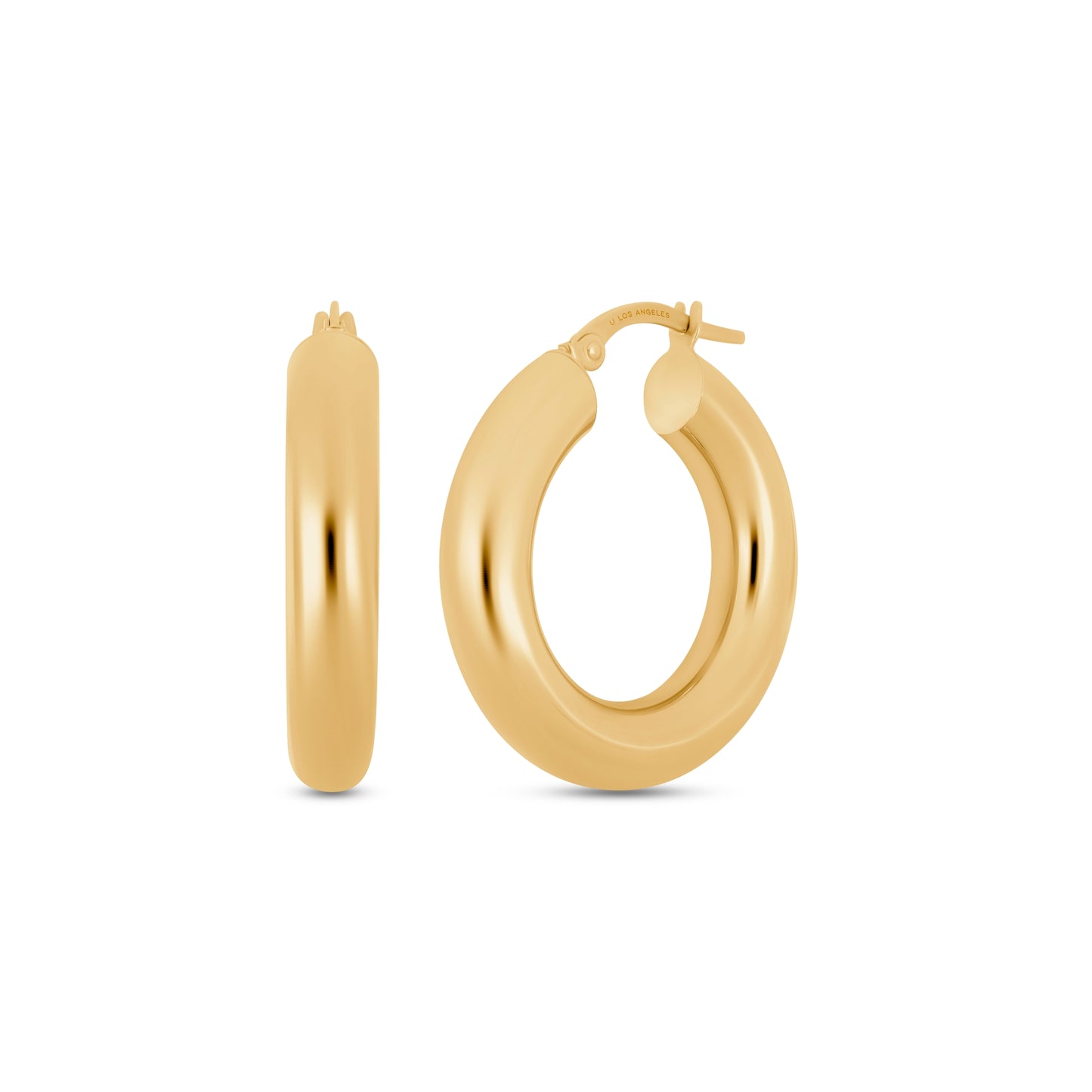 5mm Gold Hoops