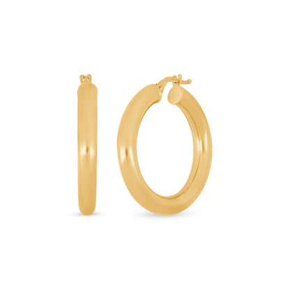 5mm Gold Hoops