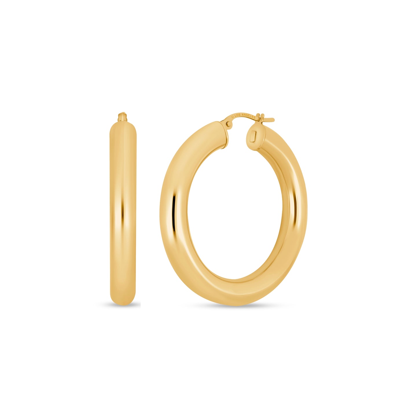 5mm Gold Hoops