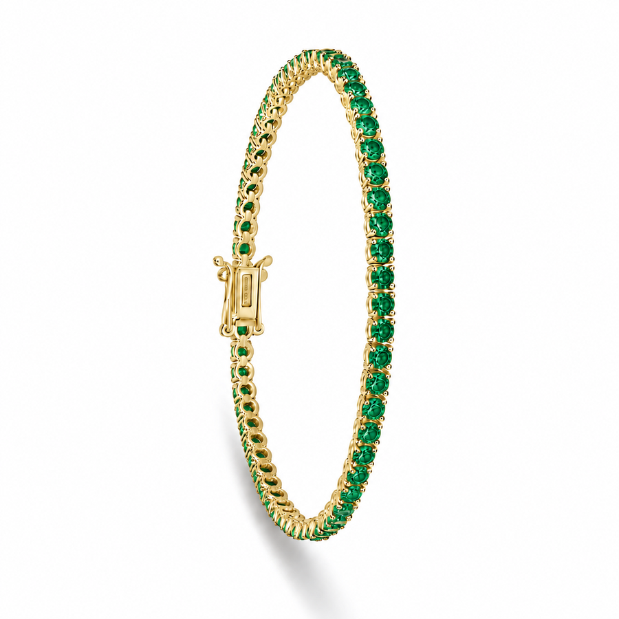 Emerald Tennis Bracelet
