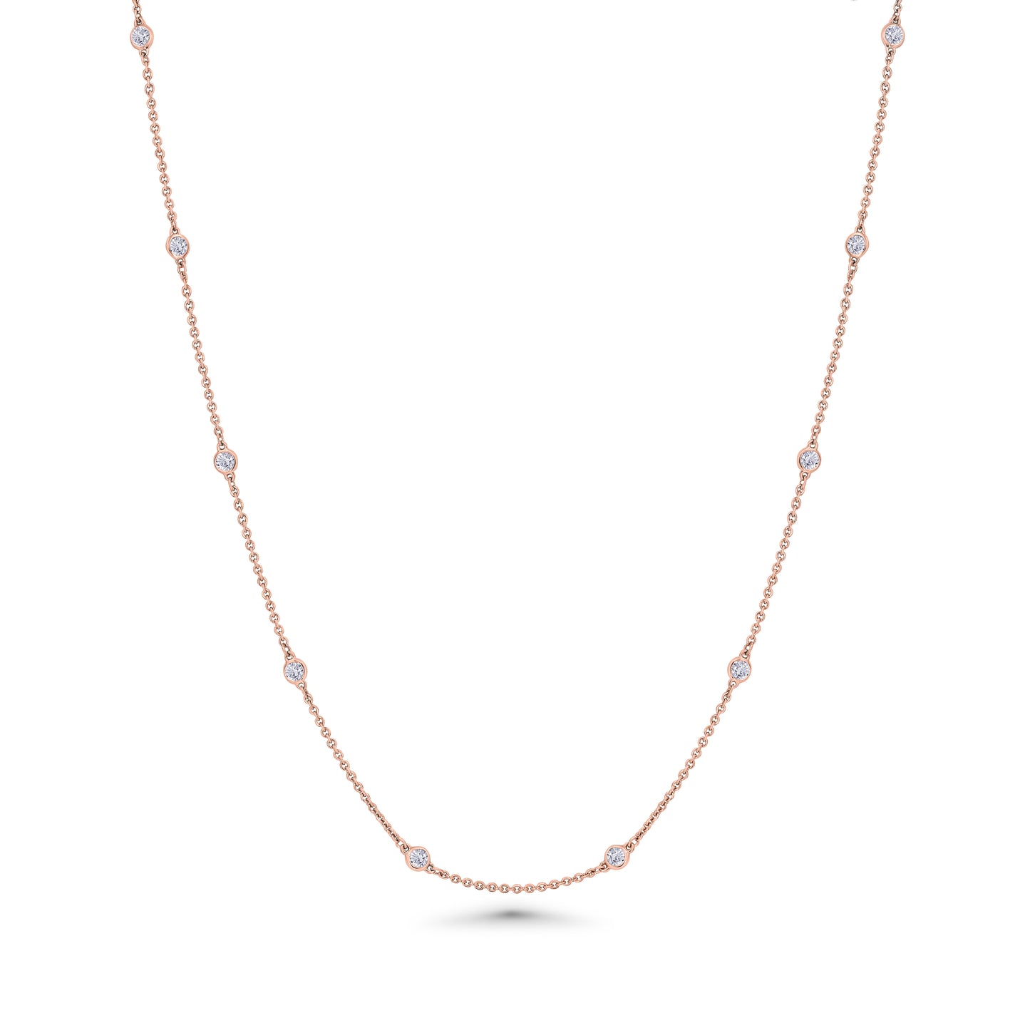 Bezeled Charm Necklace