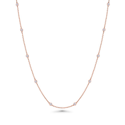 Bezeled Charm Necklace