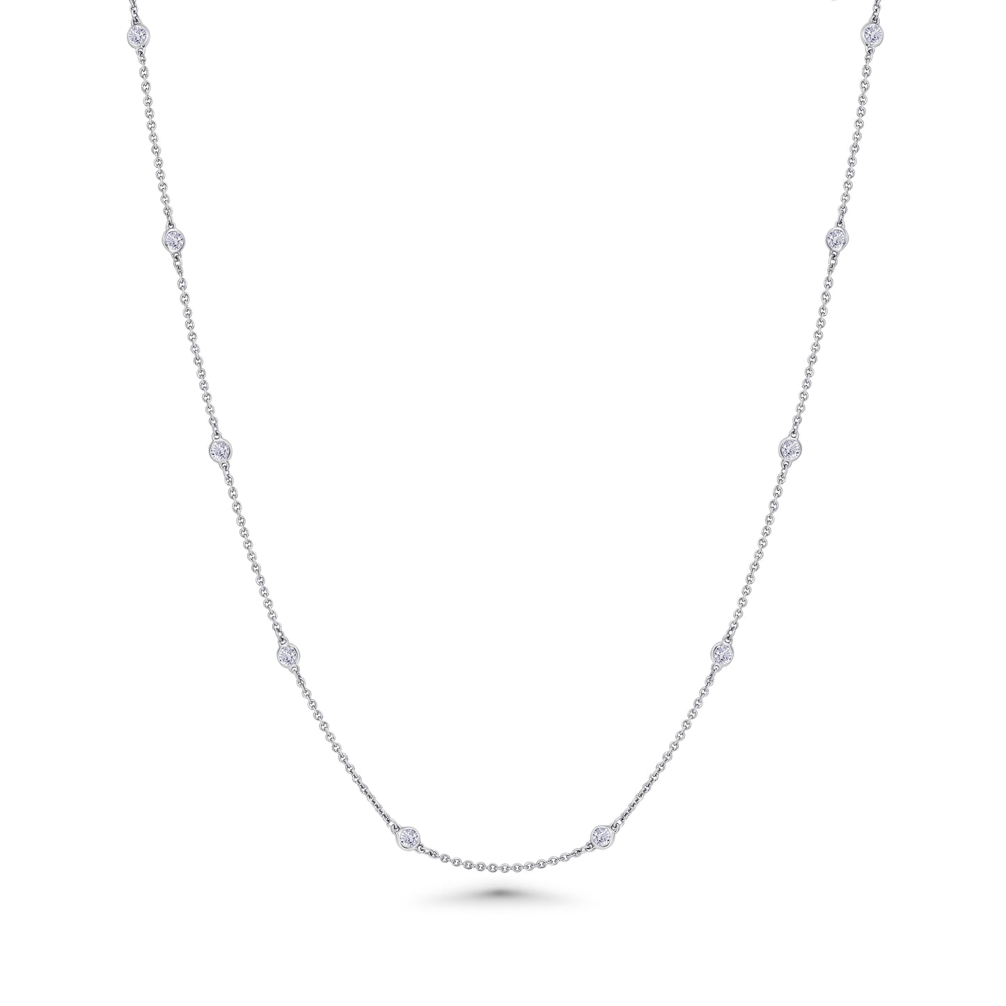 Bezeled Charm Necklace