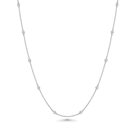 Bezeled Charm Necklace