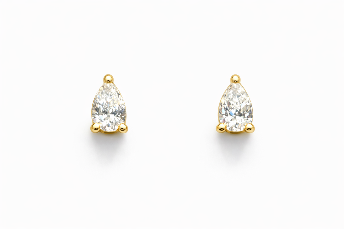 Pear Diamond Studs
