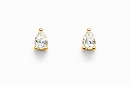 Pear Diamond Studs