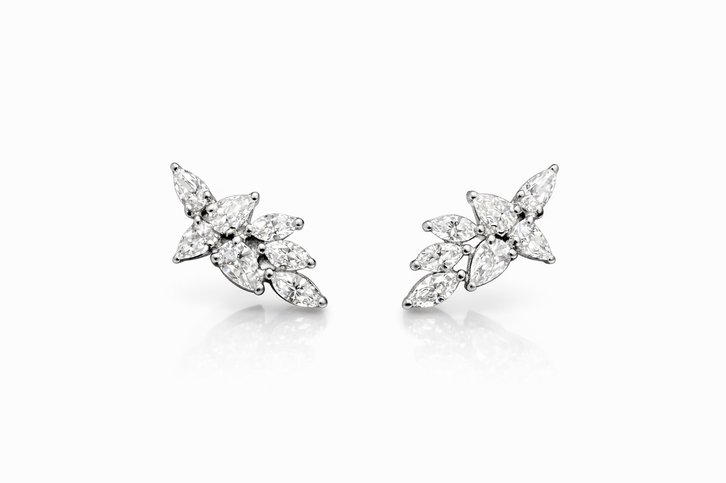 Marquise & Pear Stud Earrings