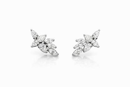 Marquise & Pear Stud Earrings