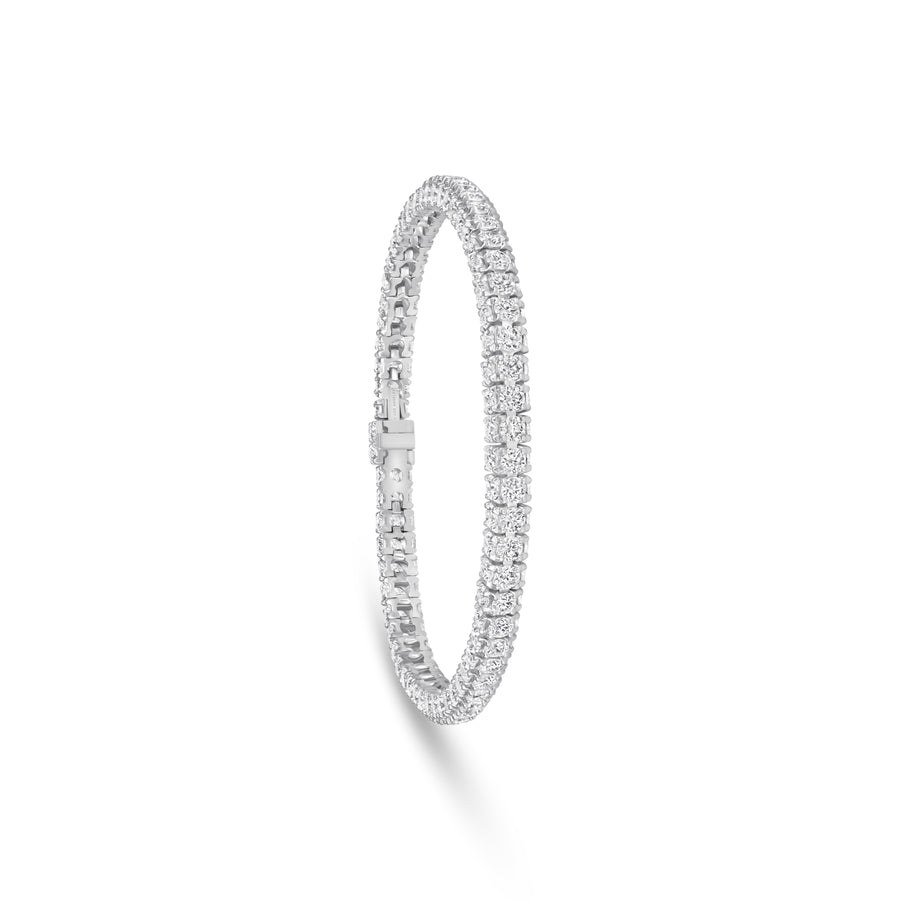 Three-Angle Tennis Bracelet