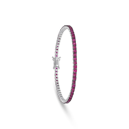 Ruby Tennis Bracelet