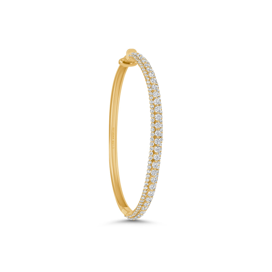 Diamond Multi Linear Bangle