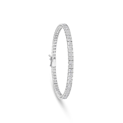 Princess Cut Tennis Bracelet