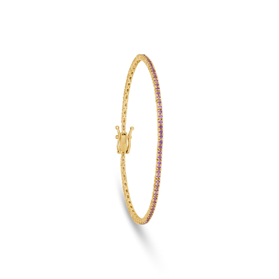 Mini Amethyst Tennis Bracelet