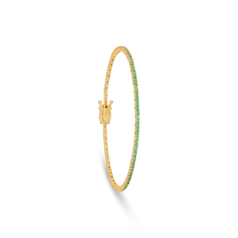 Mini Emerald Tennis Bracelet