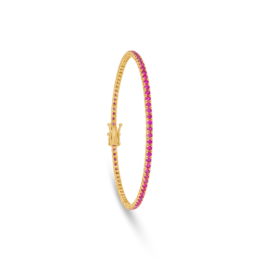 Ruby Tennis Bracelet