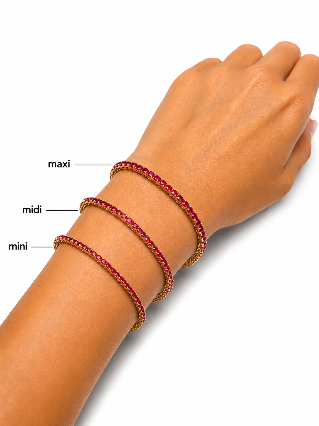Ruby Tennis Bracelet