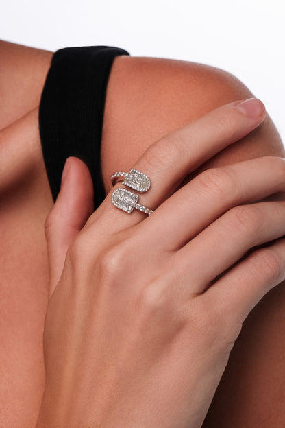 U Duo Baguette Maxi Ring