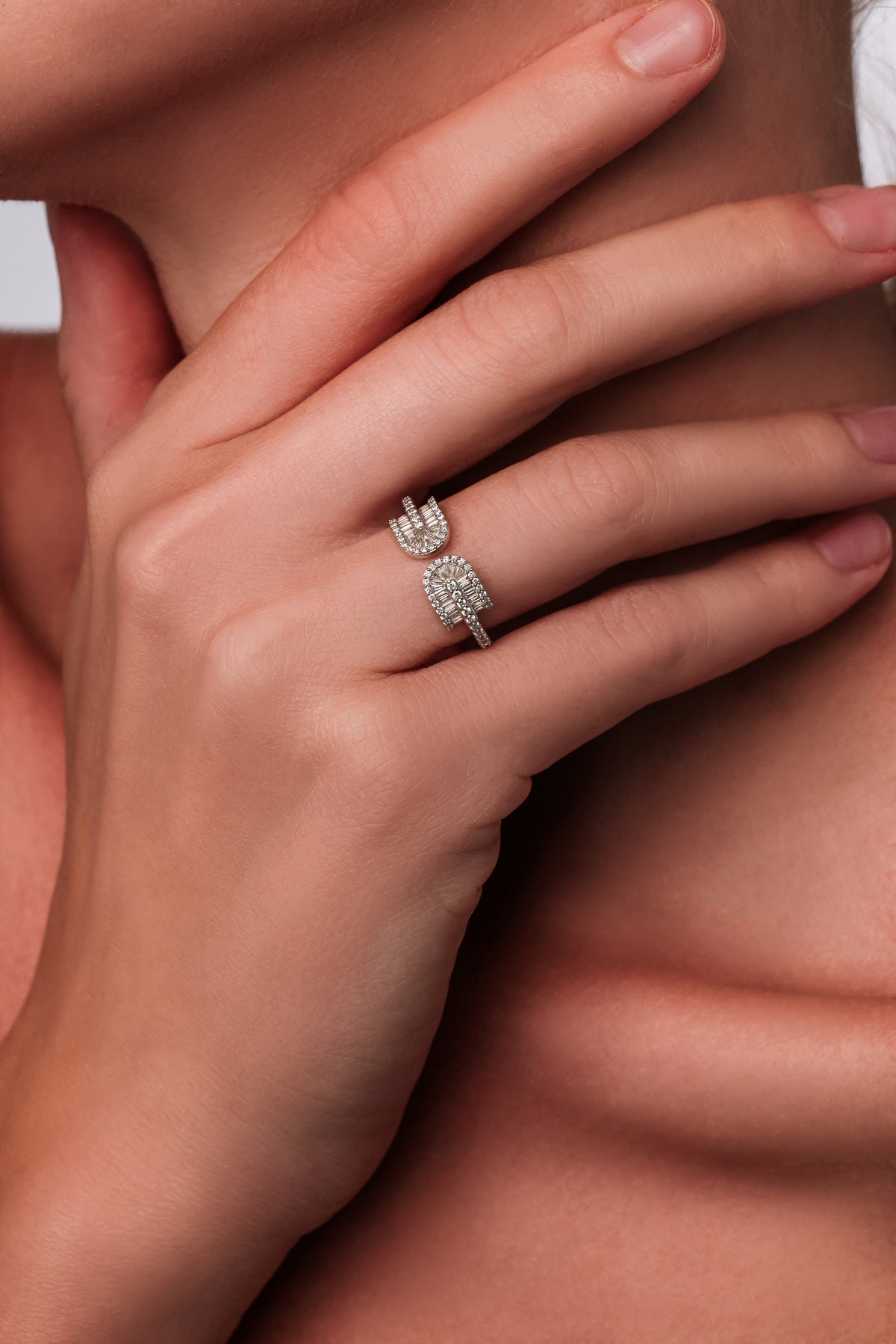 U Duo Baguette Ring