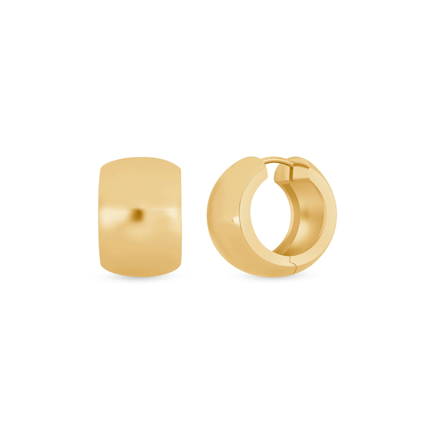 Chunky Gold Huggies