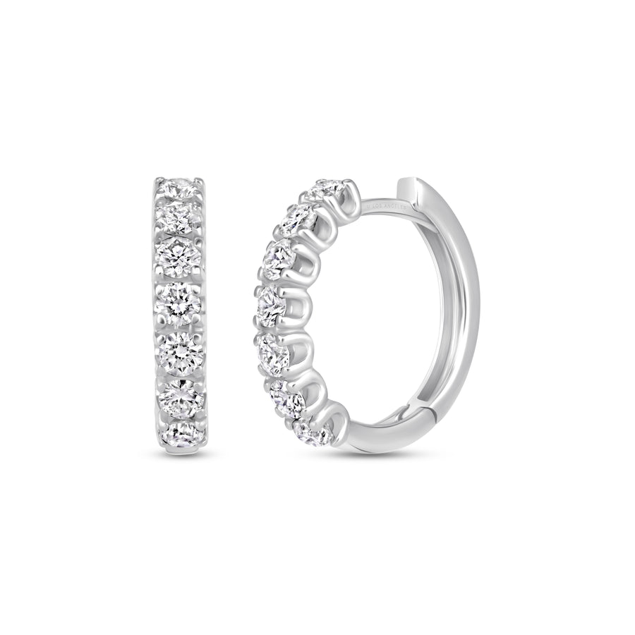 Diamond Mini Hoops