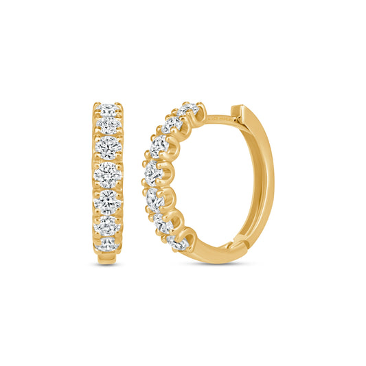 Diamond Mini Hoops