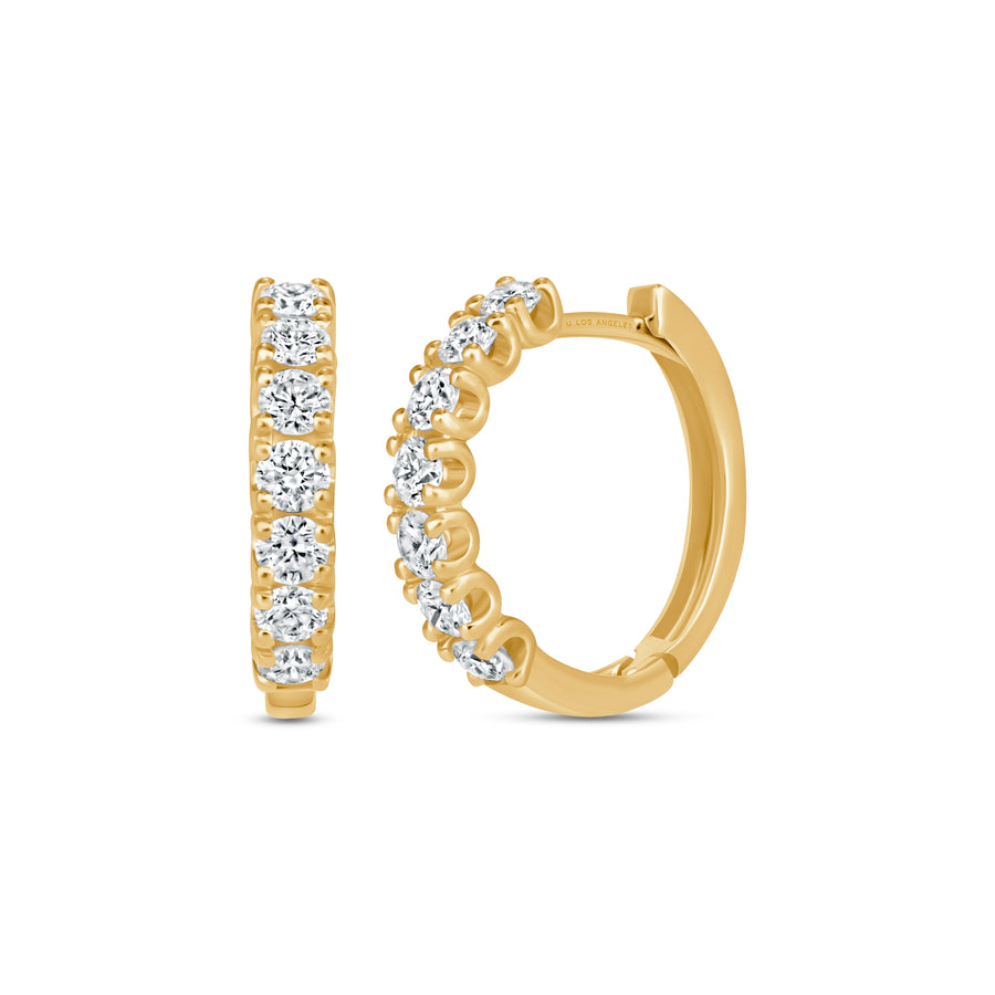 Diamond Mini Hoops