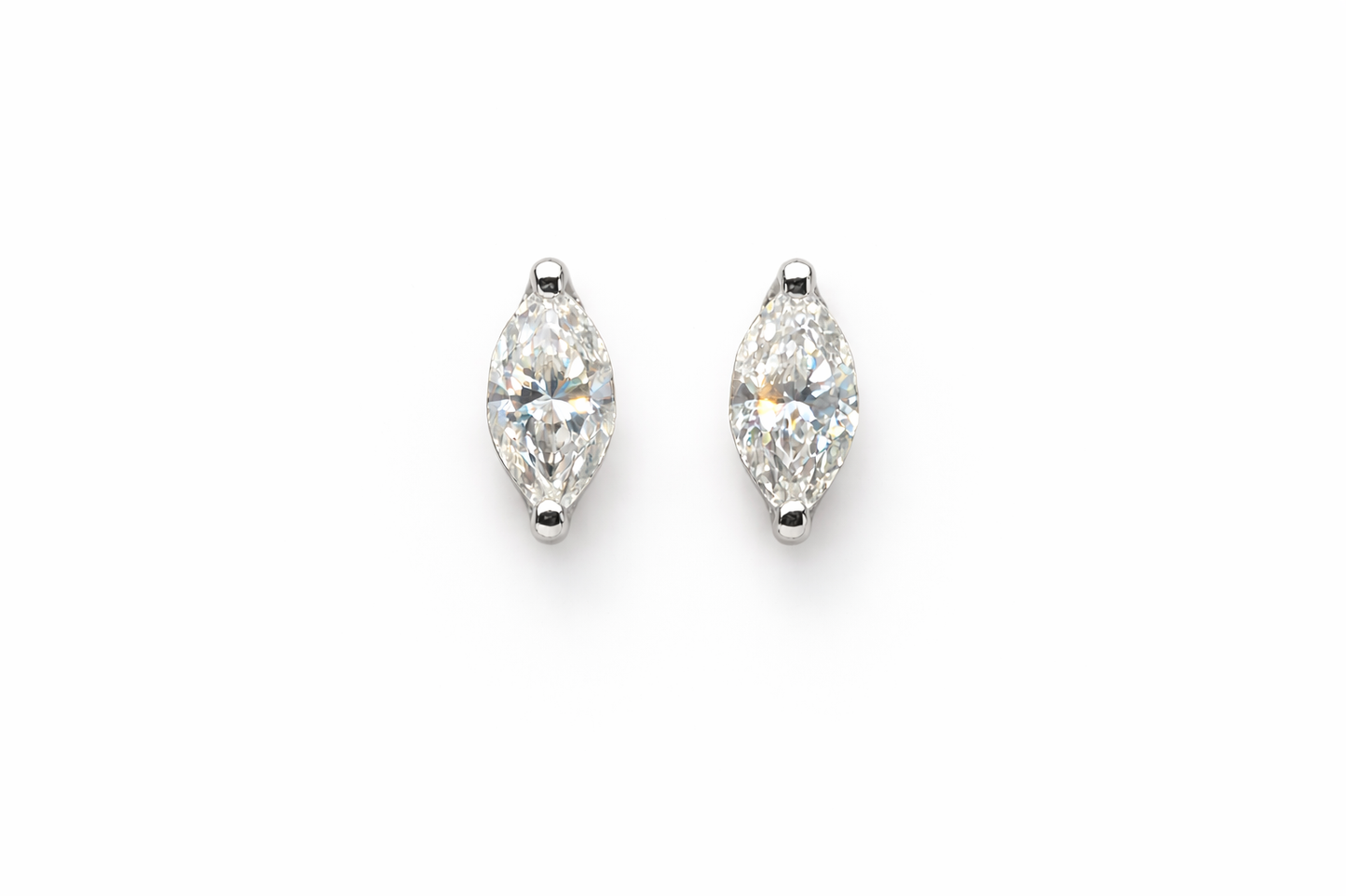Marquise Diamond Studs