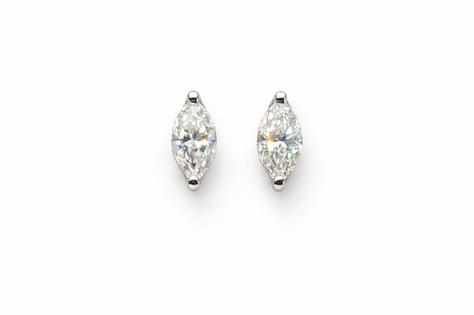 Marquise Diamond Studs