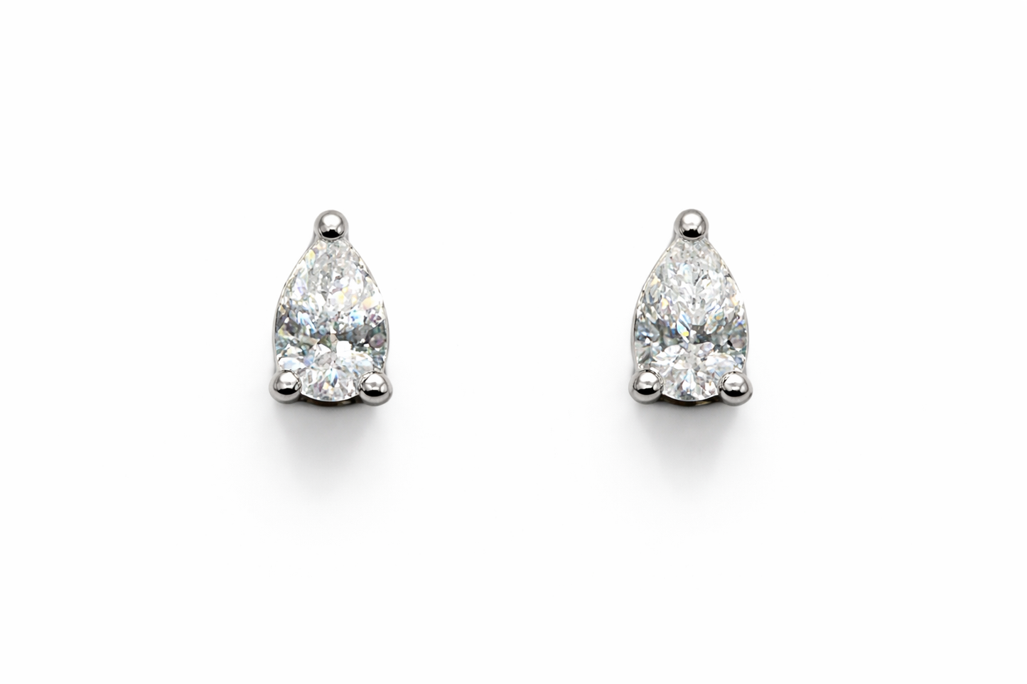 Pear Diamond Studs