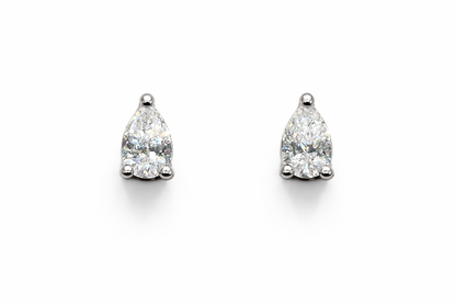 Pear Diamond Studs