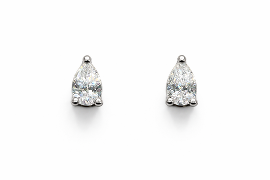 Pear Diamond Studs