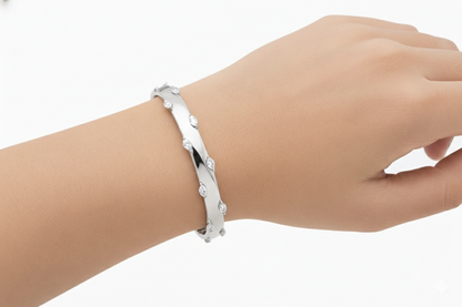 Marquise Diamond Bangle