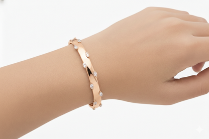 Marquise Diamond Bangle