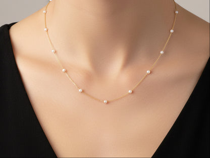 Pearl Charm Necklace