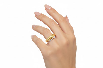 Chunky Diamond Accent Band