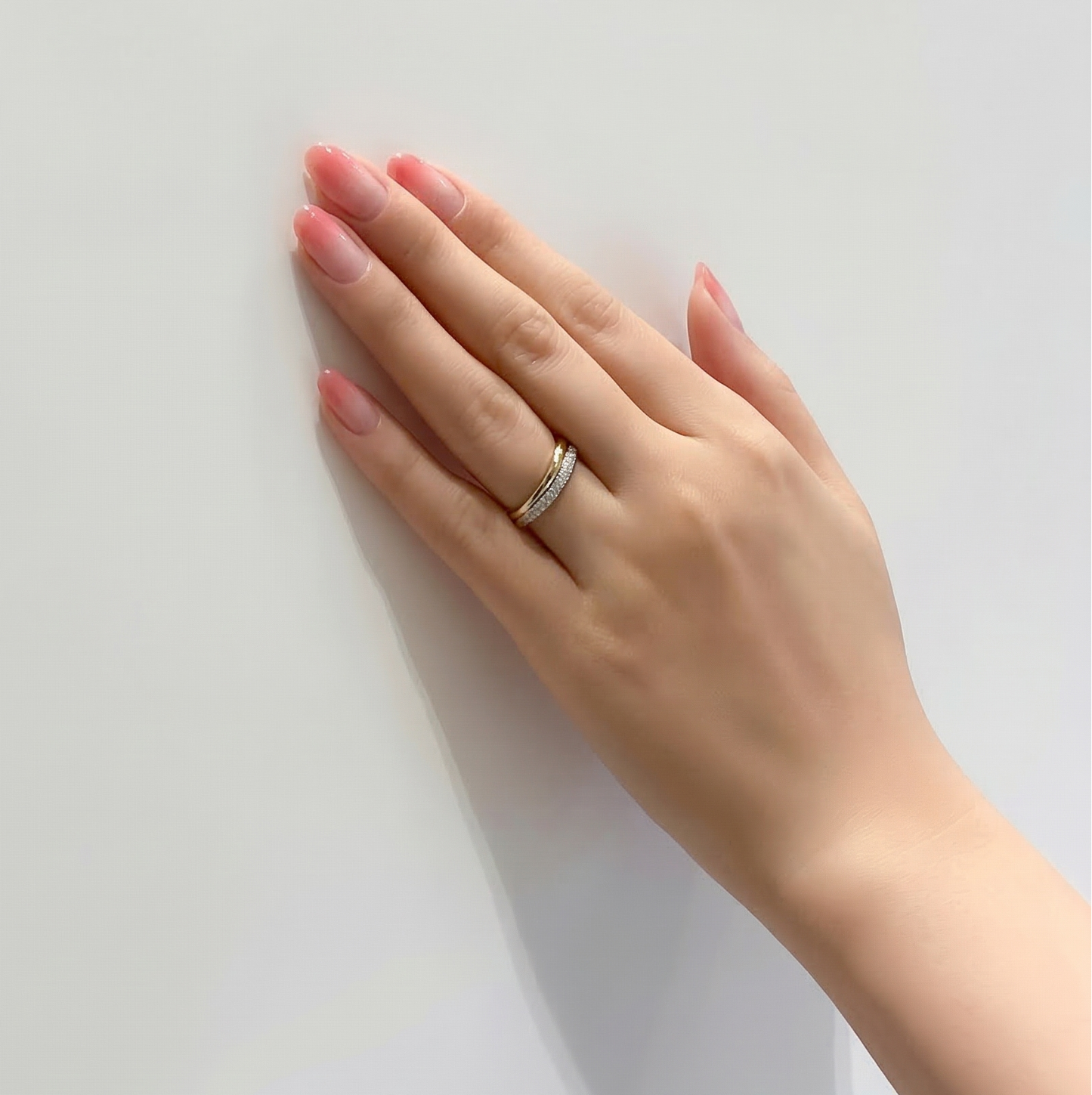 Wavy Diamond Ring