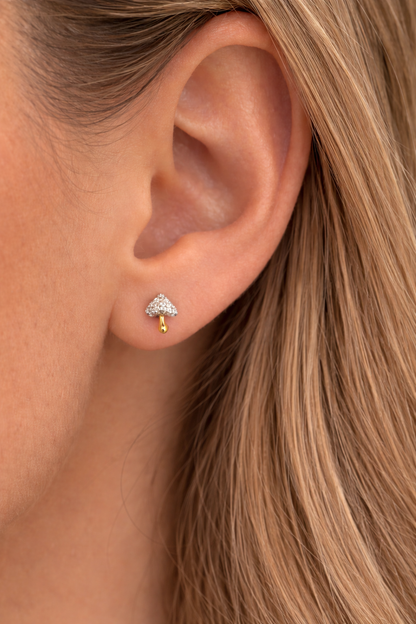 Mushroom Pavé Studs