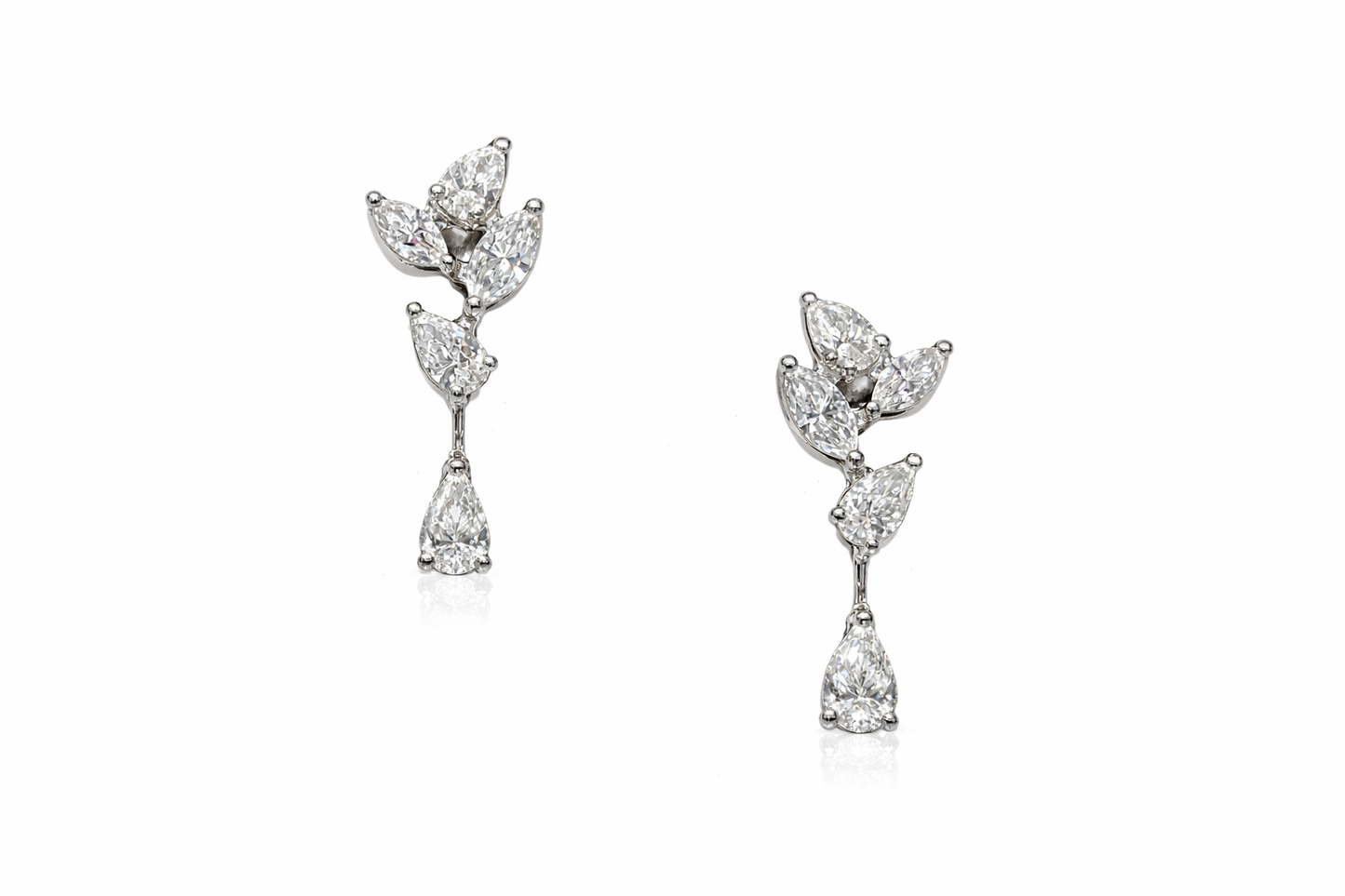 Marquise & Pear Drop Earrings
