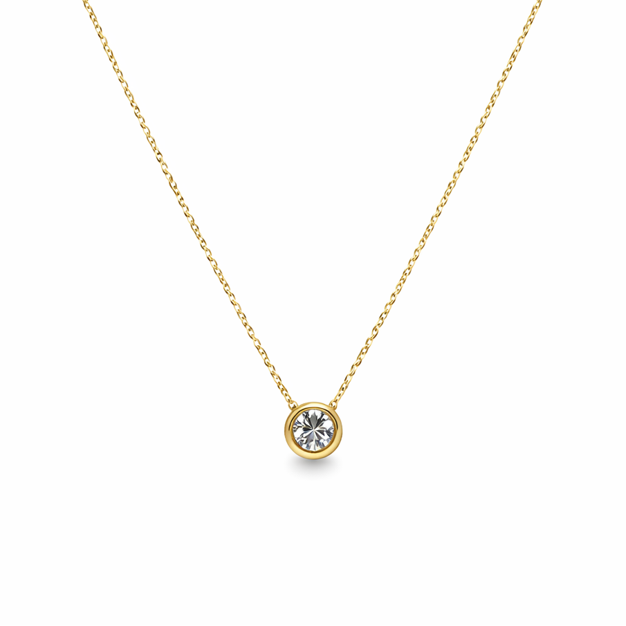 Round Bezel Pendant