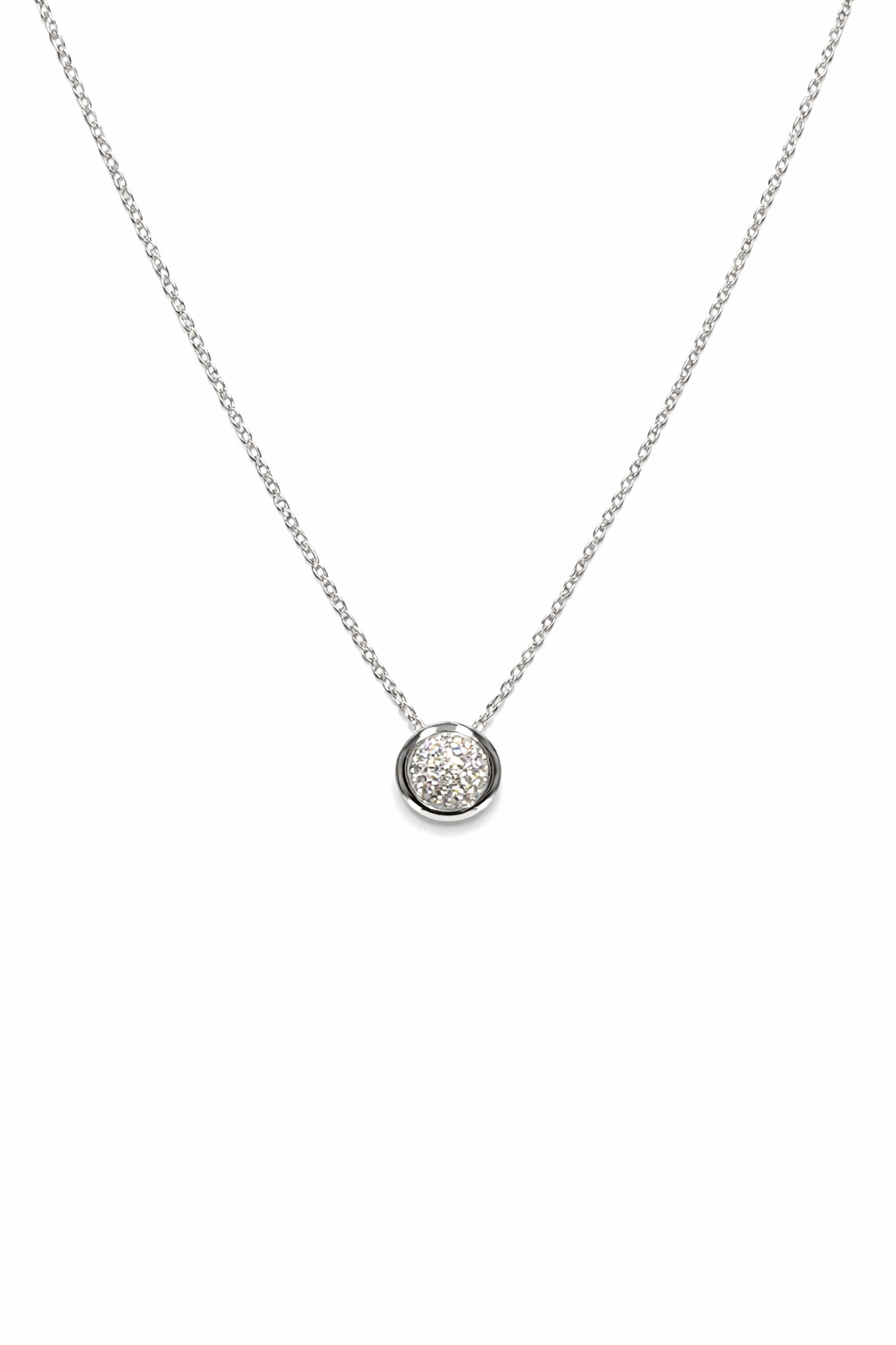 Round Pave Pendant