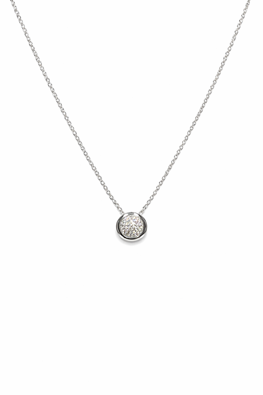 Round Pave Pendant
