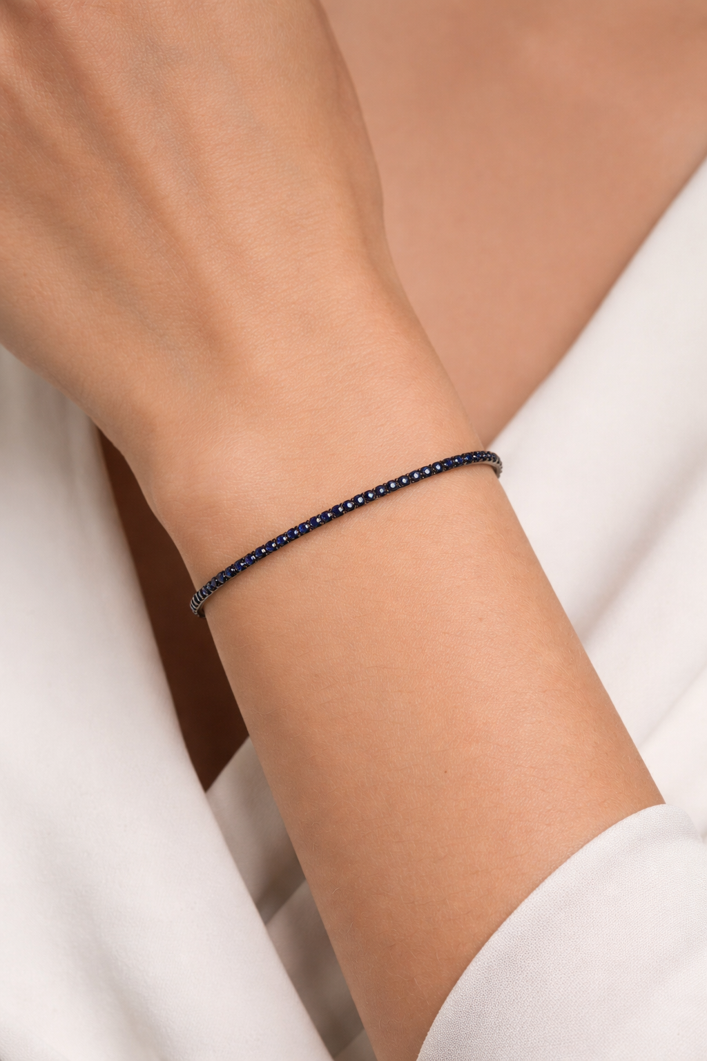 Mini Saphhire Tennis Bracelet