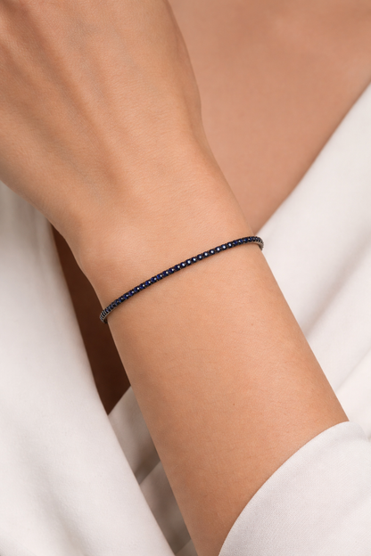 Mini Saphhire Tennis Bracelet