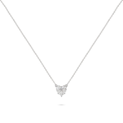 Heart Shaped Illusion Diamond Necklace | Diamond Necklace | Necklaces For Women