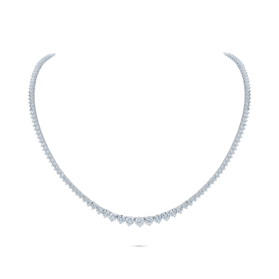 Diamond Riviere Tennis Necklace