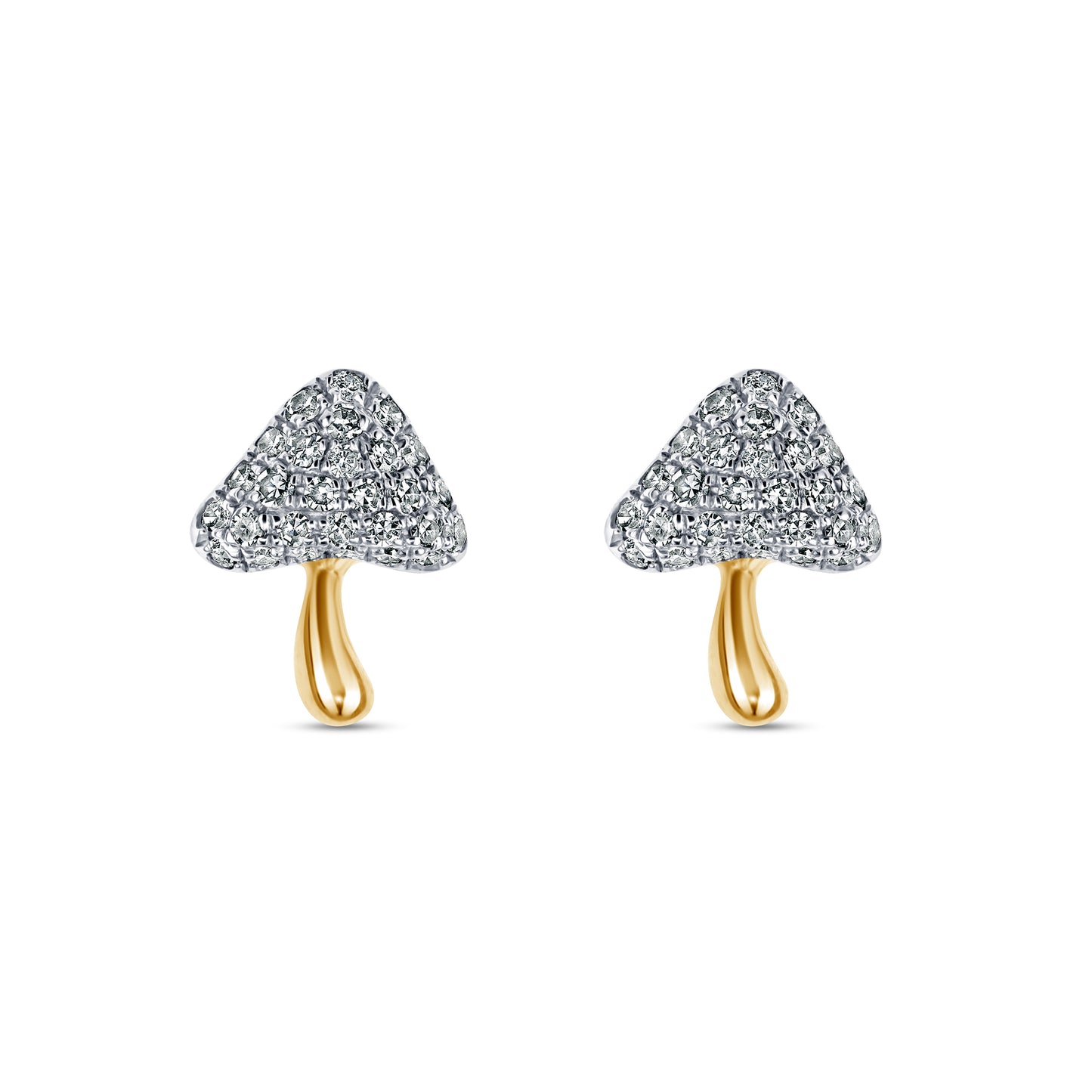 Mushroom Pavé Studs