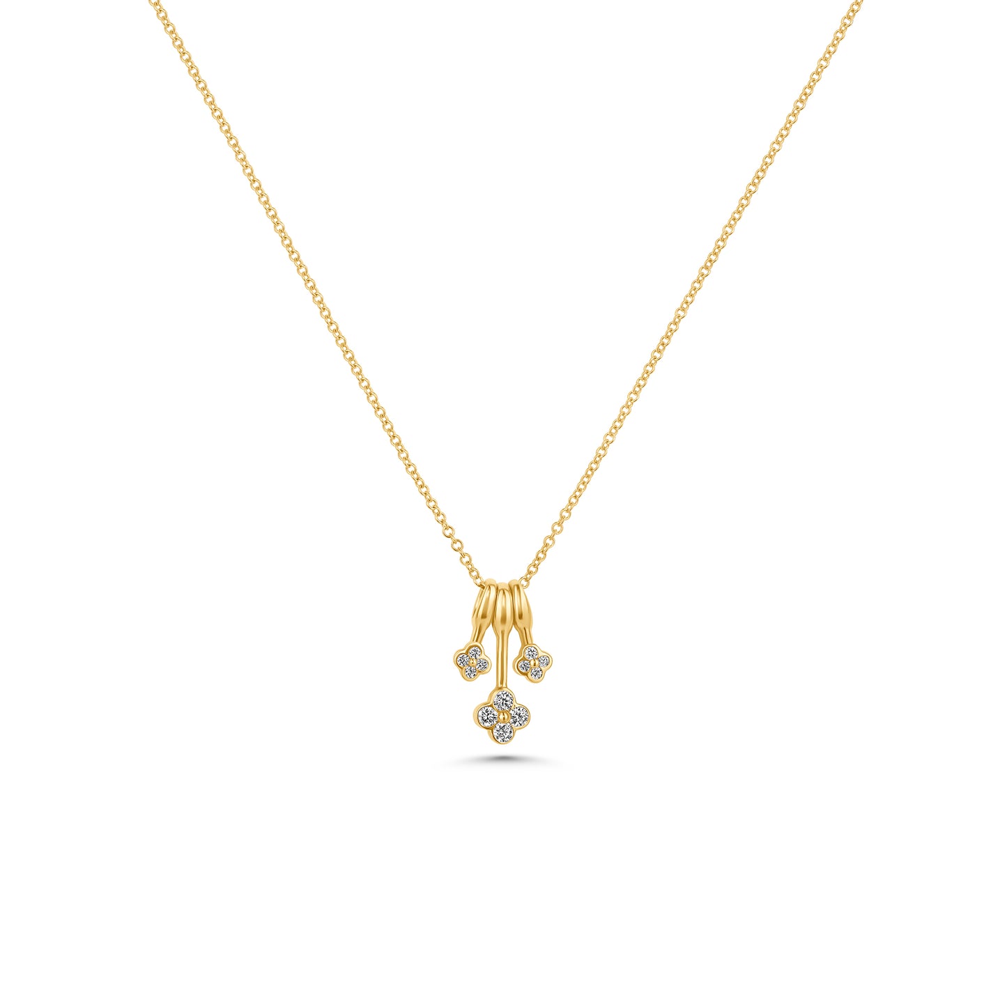 Flower Charms Necklace